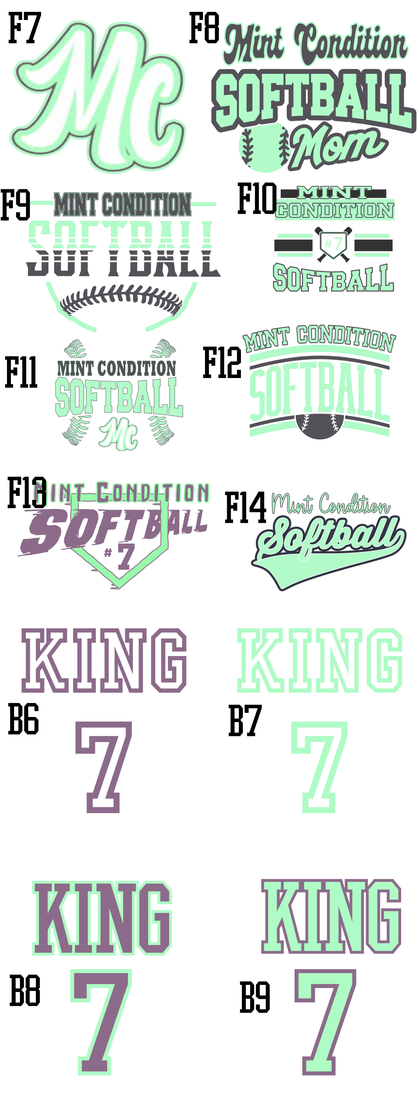 Mint Condition Team Order